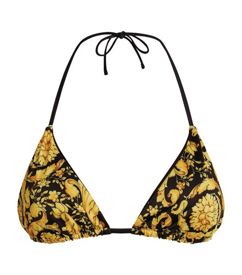 versace bikini top|versace barocco bikini.